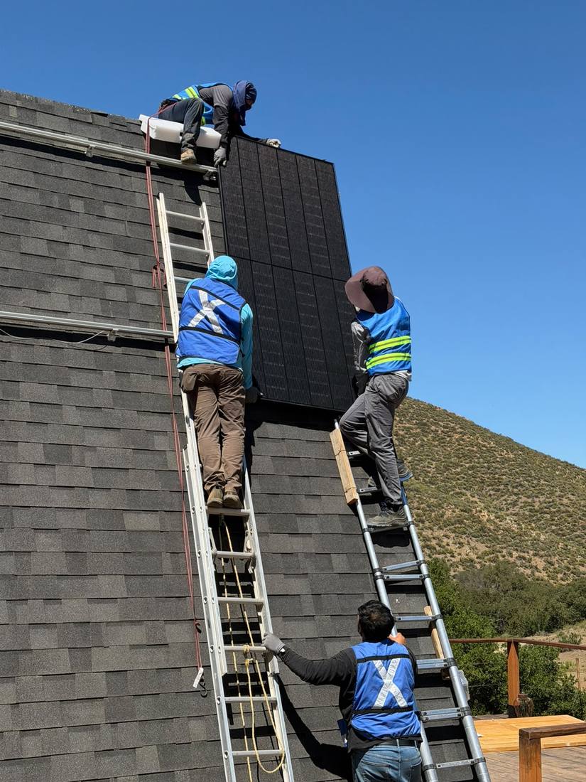 Instalación de paneles solares, foto 1 de 4